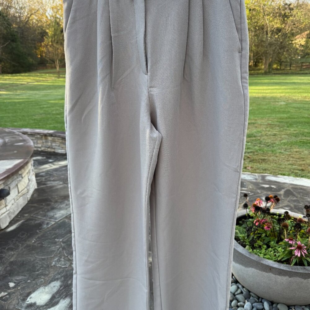 Abercrombie & Fitch Women's Stone Sloane Tailored Pant in 32 Regular